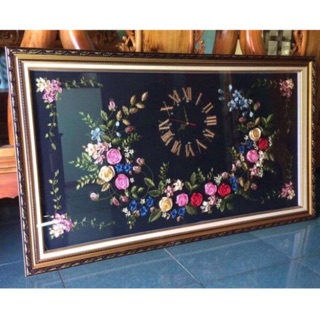 Tranh thêu ruy băng 120x65cm