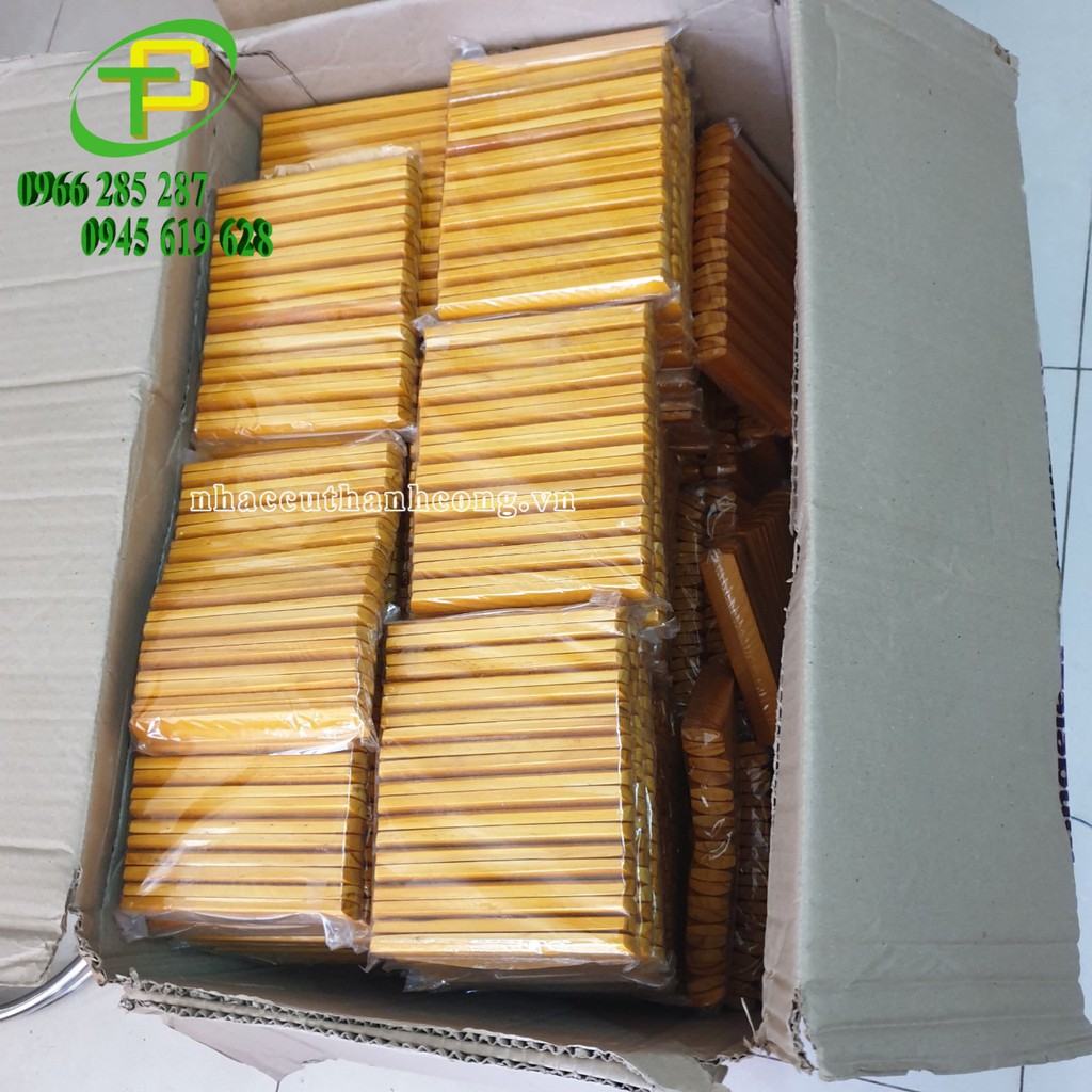 Combo 100 cặp phách gỗ, thanh phách gỗ