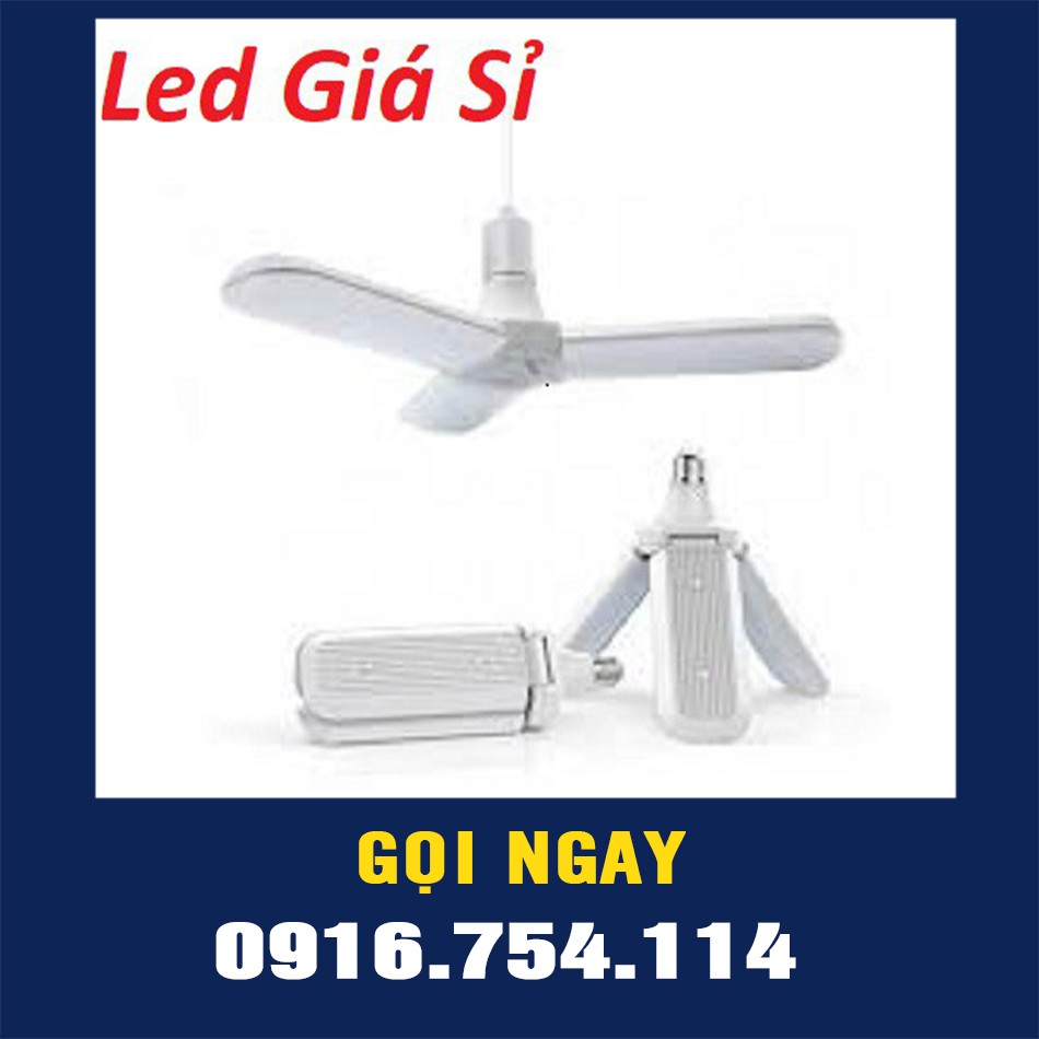 [GIÁ HỦY DIỆT] Bóng đèn led hình 3 cánh quạt siêu sáng 45W - bảo hành 1 năm