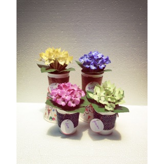 Set Hoa Cẩm Tú Cầu đất sét