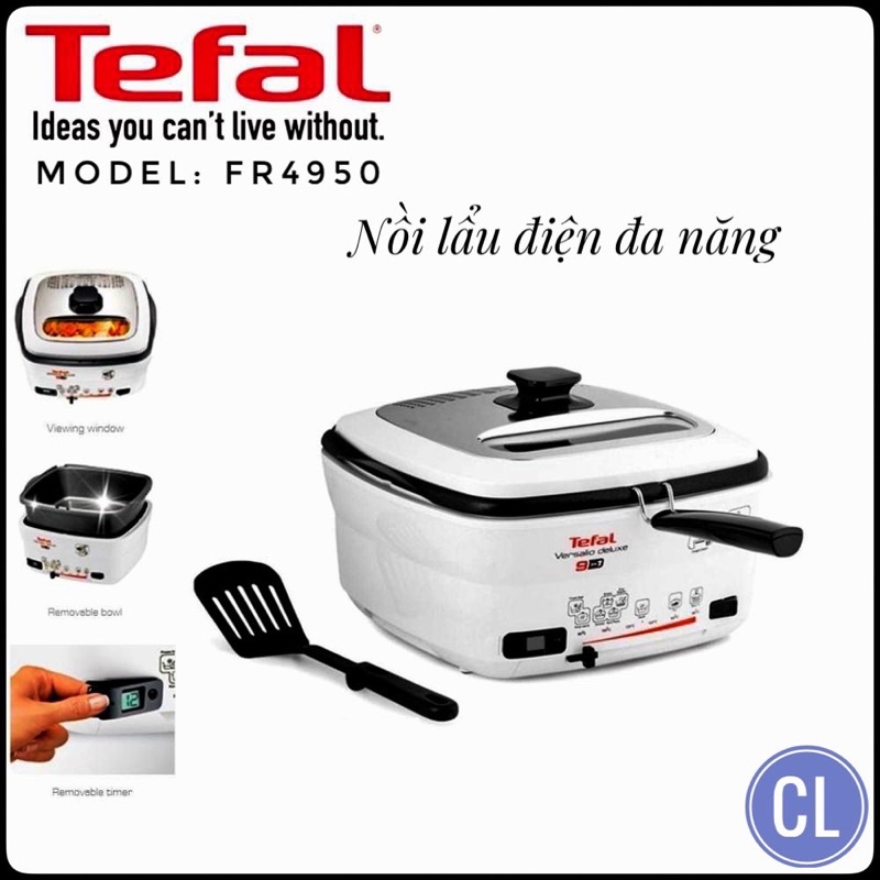 Nồi lẩu chiên dầu đa năng Tefal FR4950