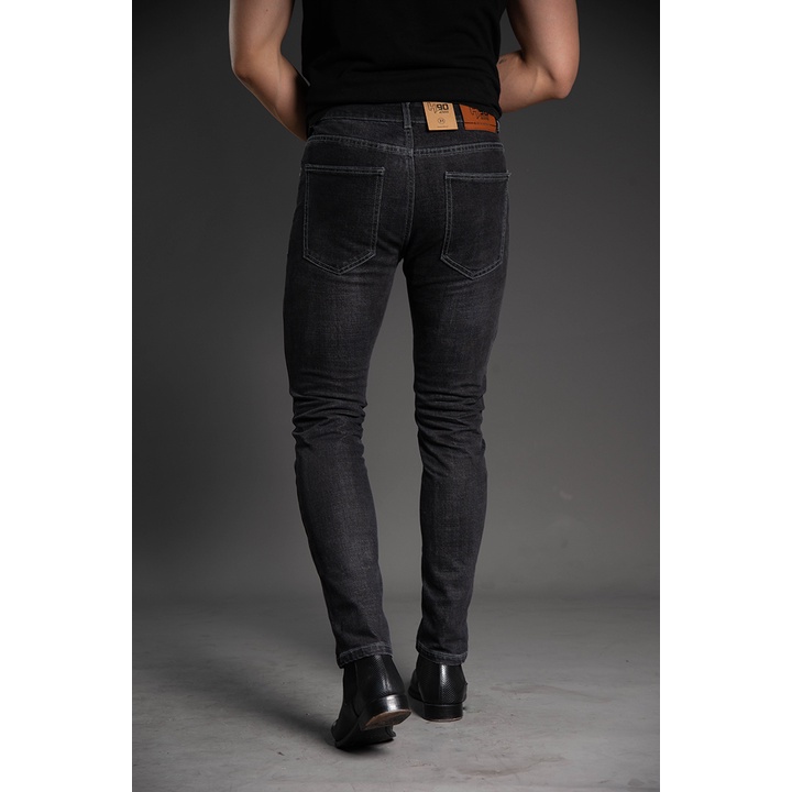 Quần jean skinny nam cao cấp H90 màu đen chất co giãn trẻ trung J081 | BigBuy360 - bigbuy360.vn