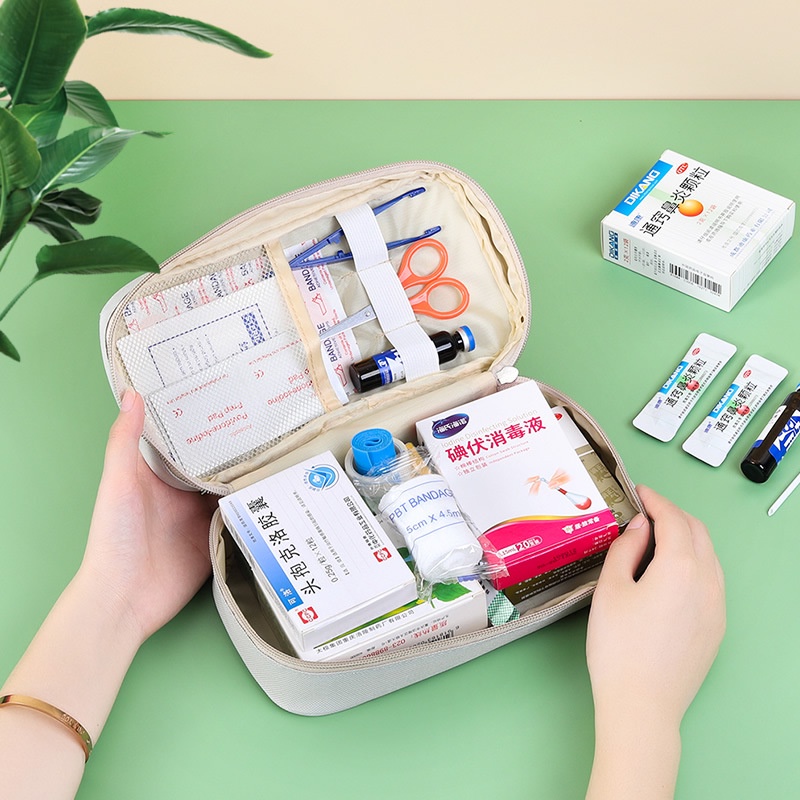 Hộp Đựng Dụng Cụ Sơ Cứu Cỡ Lớn Bằng Vải Oxford Ốp