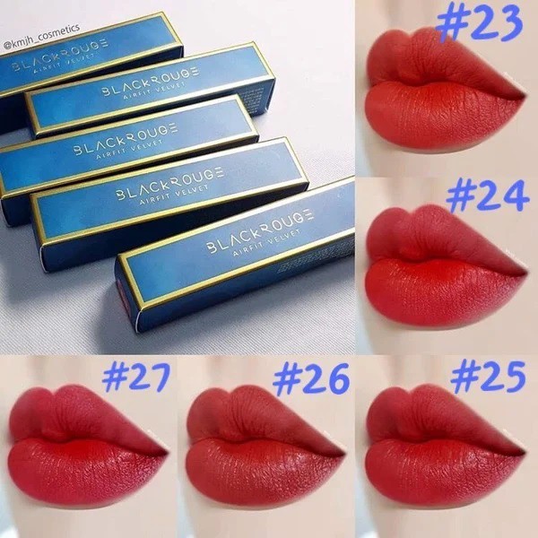 SON KEM Black Rouge Air Fit Velvet Tint Ver.4 Bad Rose + Ver 5 Bam + Ver 6: Blueming Garden | BigBuy360 - bigbuy360.vn
