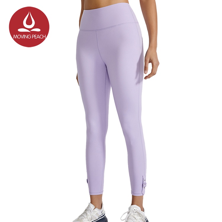 MOVING PEACH Yoga Leggings High waist Hip-up Sports Pants BLA
