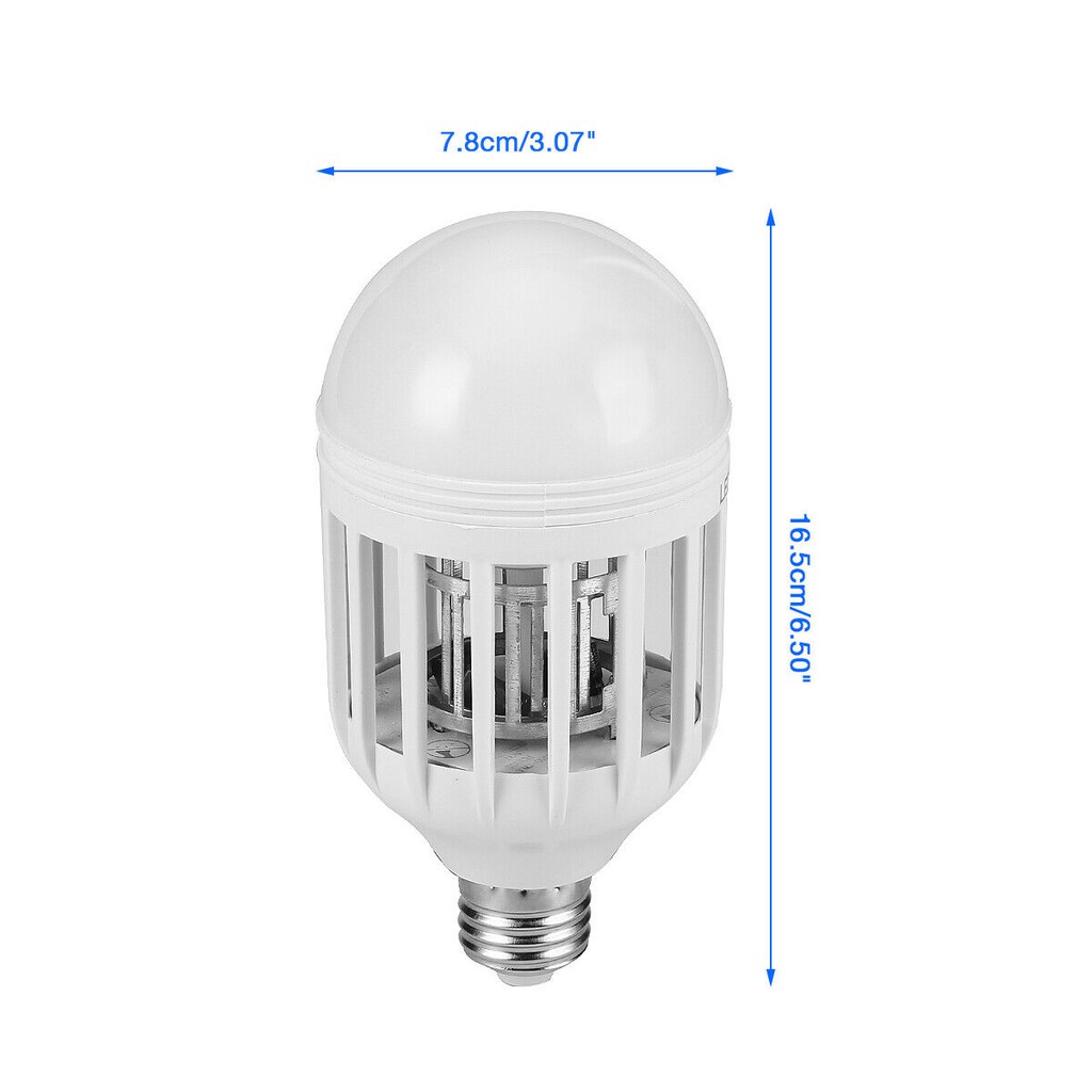 Đèn LED UV bẫy và diệt ruồi muỗi côn trùng bằng điện ở trong nhà hoặc ngoài trời