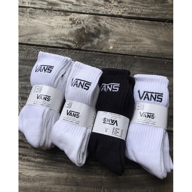 Tất nam cổ cao ❤️SALE❤️Vans Vớ nữ thể thao đá banh cổ cao dài hàng dệt kim TT21