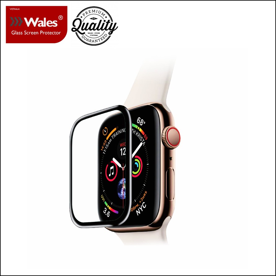 Kính cường lực Apple Watch Series 4/5 - 44mm (Full sreen) - Glass screen protector