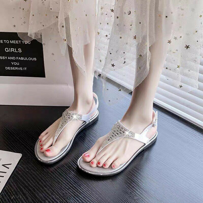 Sandal Nữ Sỏ Ngón Đính Đá Hot