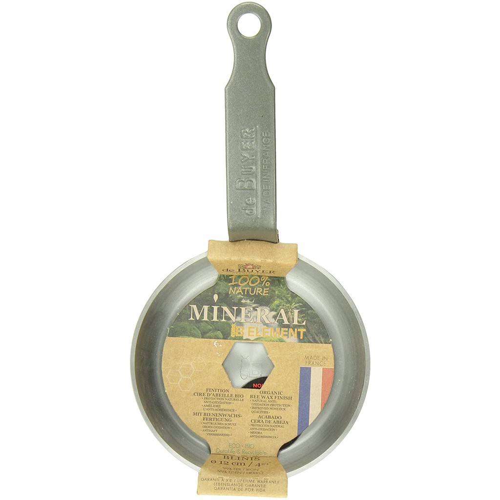 Chảo thép carbon De Buyer Mineral B dk 12cm