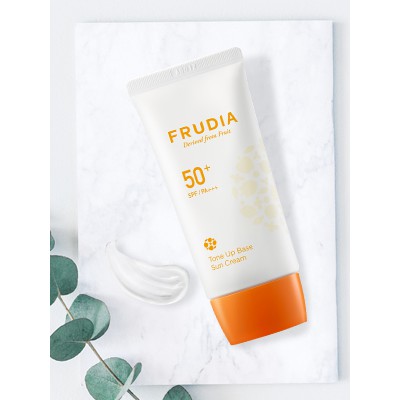 Kem chống nắng nâng tông kiềm dầu Frudia Tone-Up Base Sun Cream 50g