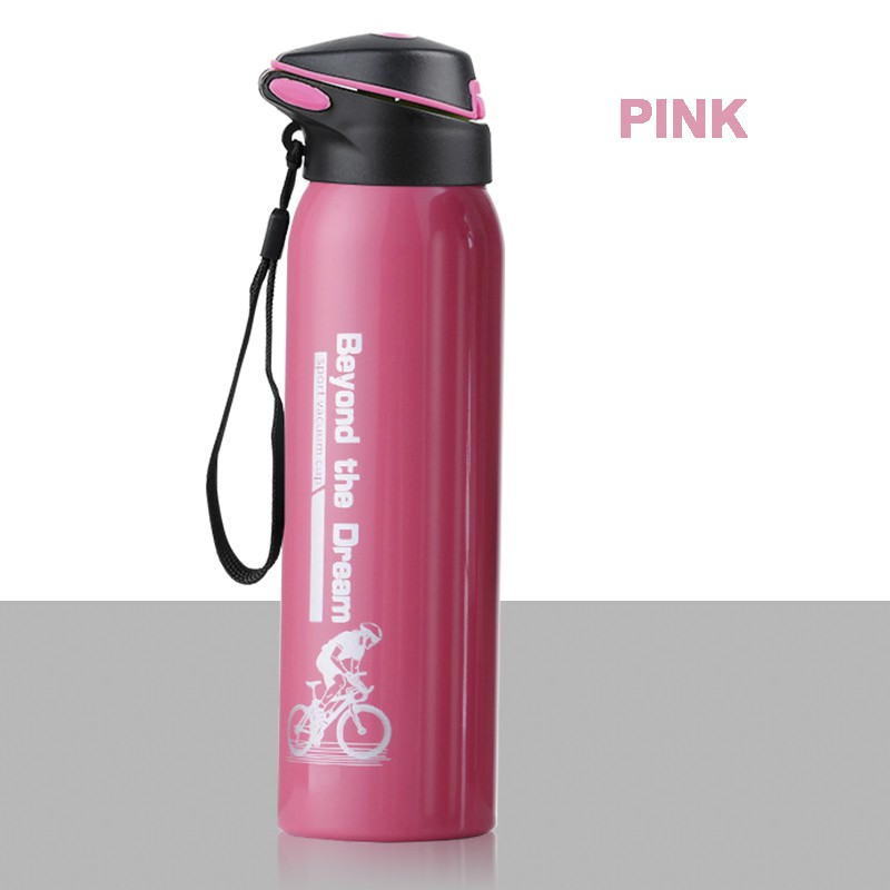 Bình đựng nước bằng thép không gỉ cho xe đạp dung tích 500ml