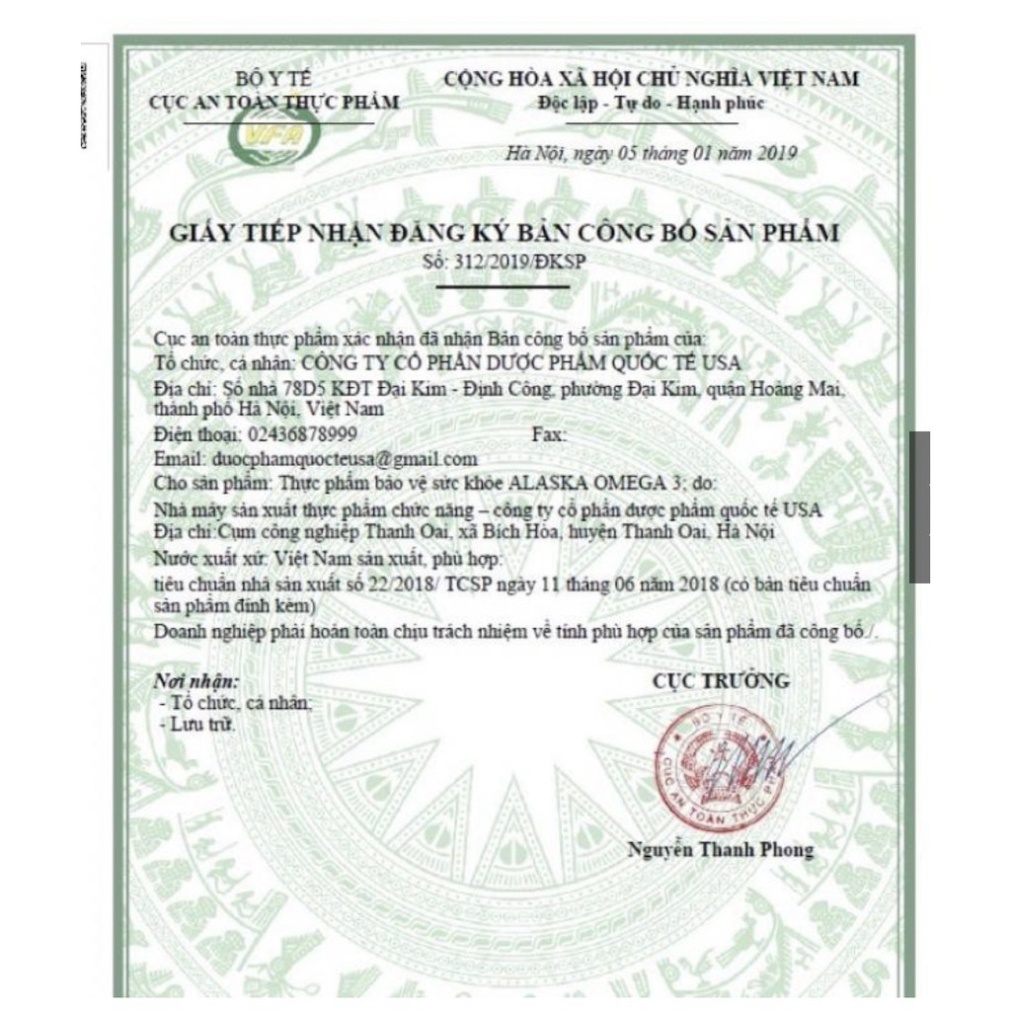 Dầu Cá ALASKA OMEGA 3 hỗ trợ hệ tim mạch, trí não, tăng cường thị lực, sáng mắt - Hộp 100v