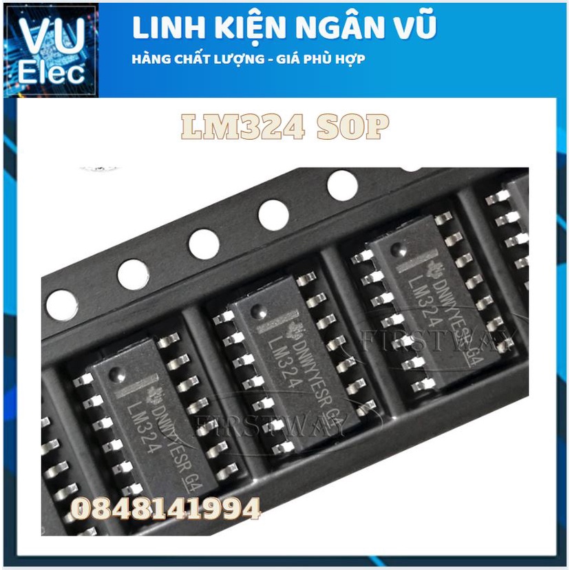 LM358 - LM393 - LM324 (IC Khuếch Đại Thuật Toán)