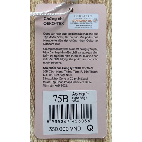 Áo lót nữ Marguerite 33147