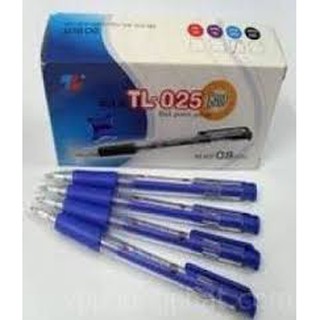 Bút bi TL-025-Mực xanh ( hộp 20 cây )