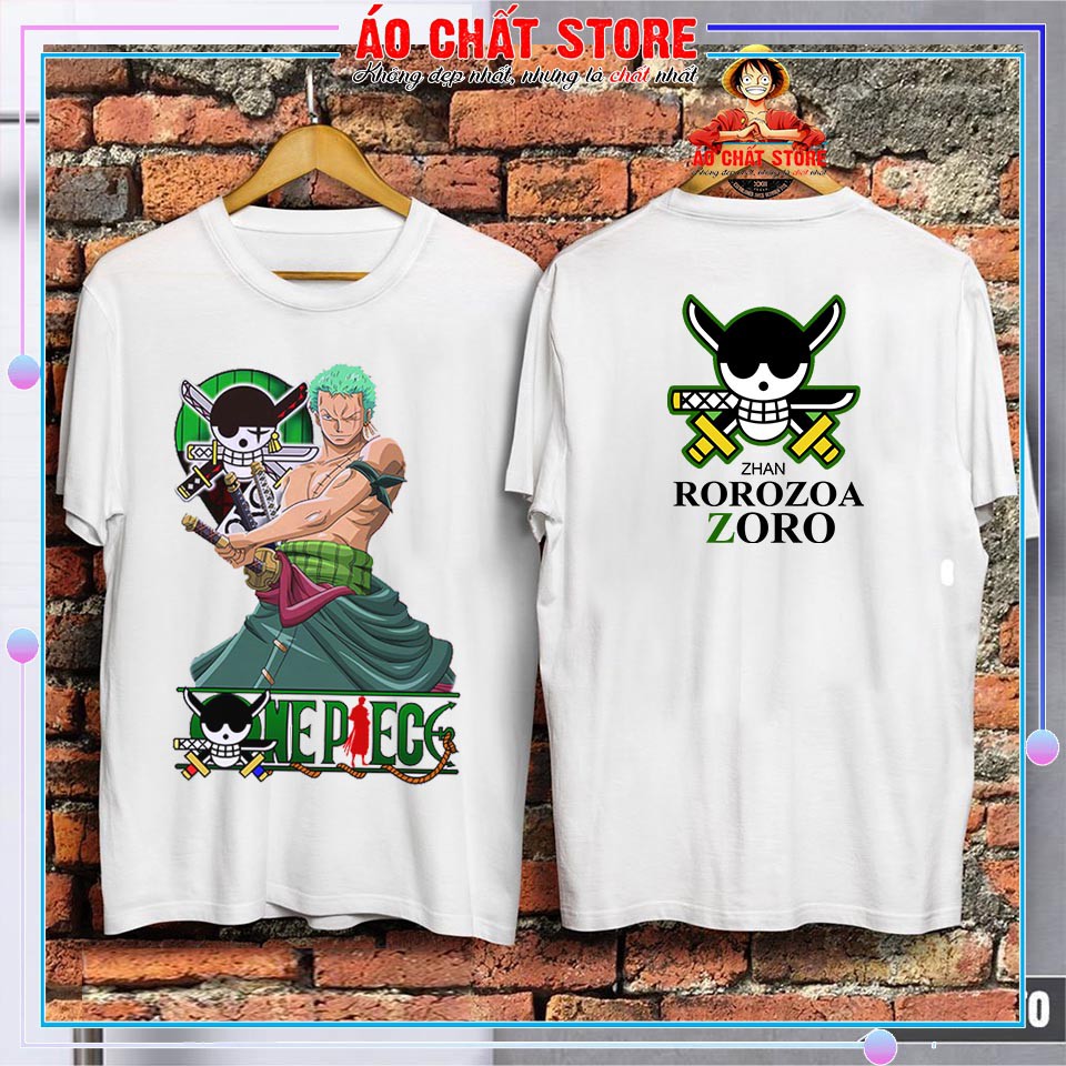 Áo thun One Piece ACE hỏa quyền cực đẹp | Áo Ace Zoro Luffy mẫu mới OP29