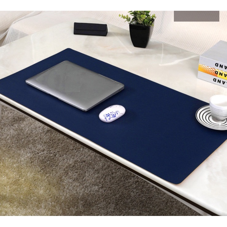 Thảm DA Trải Bàn Làm Việc DeskPad Size Lớn Kiêm Miếng Lót Chuột Máy Tính Cỡ Lớn Mouse Pad Chống Nước Nhiều Màu