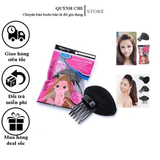 Xước kẹp độn phồng tóc tạo mái phồng làm cho mái tóc được bồng bềnh và đẹp hơn