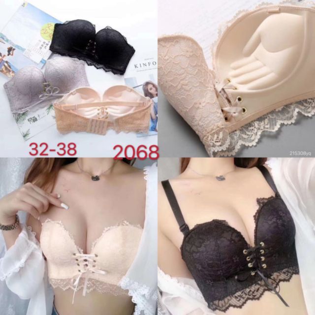 (2068 áo chống tụt cúp ngực đệm dày ) siêu phẩm áo lót mới về nè khách yêu ơi