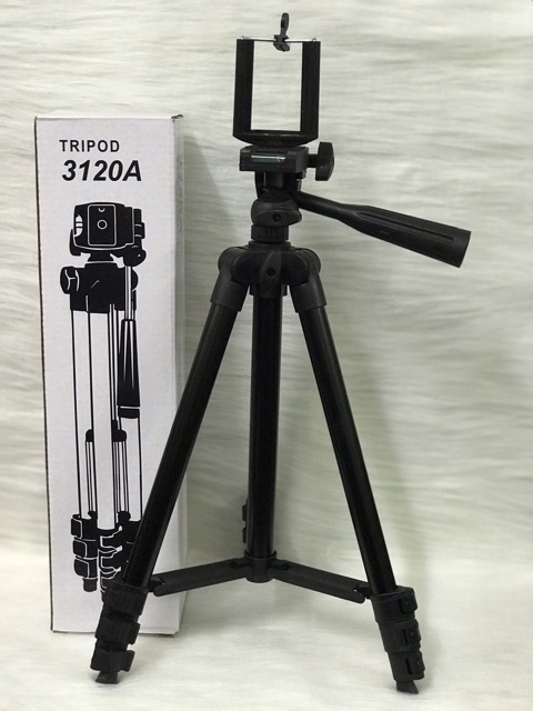 Bộ 1 Tripod TF-3120A kèm 1 Kẹp điện thoại và 1 Remote (Tặng Giá Đỡ Bạch Tuộc Đa Năng)