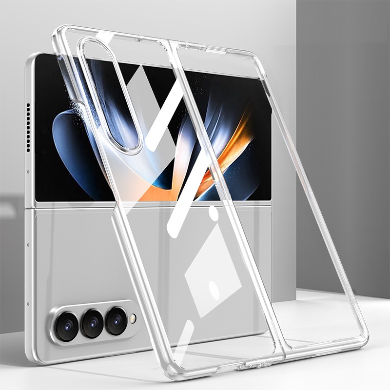 Ốp Điện Thoại Cứng Trong Suốt Cao Cấp Cho Samsung Galaxy Z Fold 4 Fold 3 Fold 2