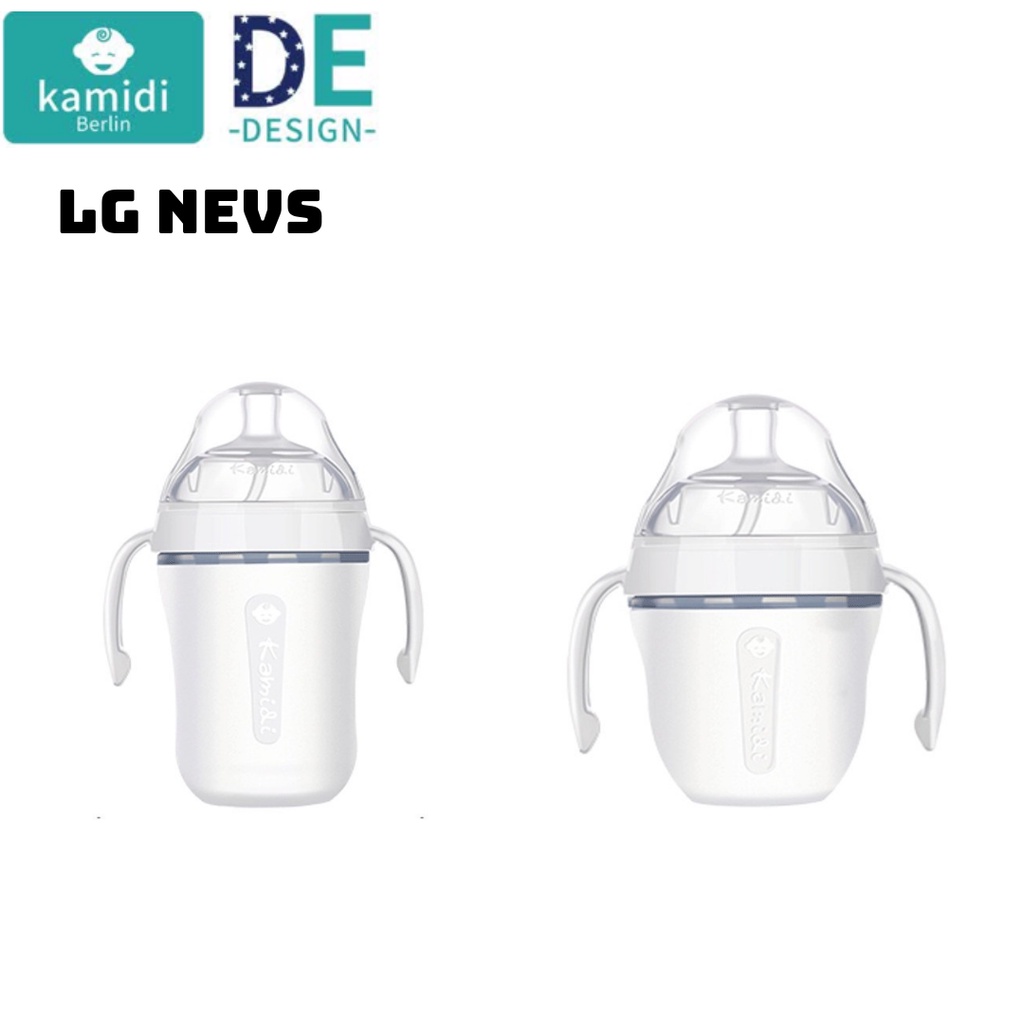 🔥Bình sữa KAMIDI Silicon Trắng Cao Cấp🔥  150ml và 250ml.