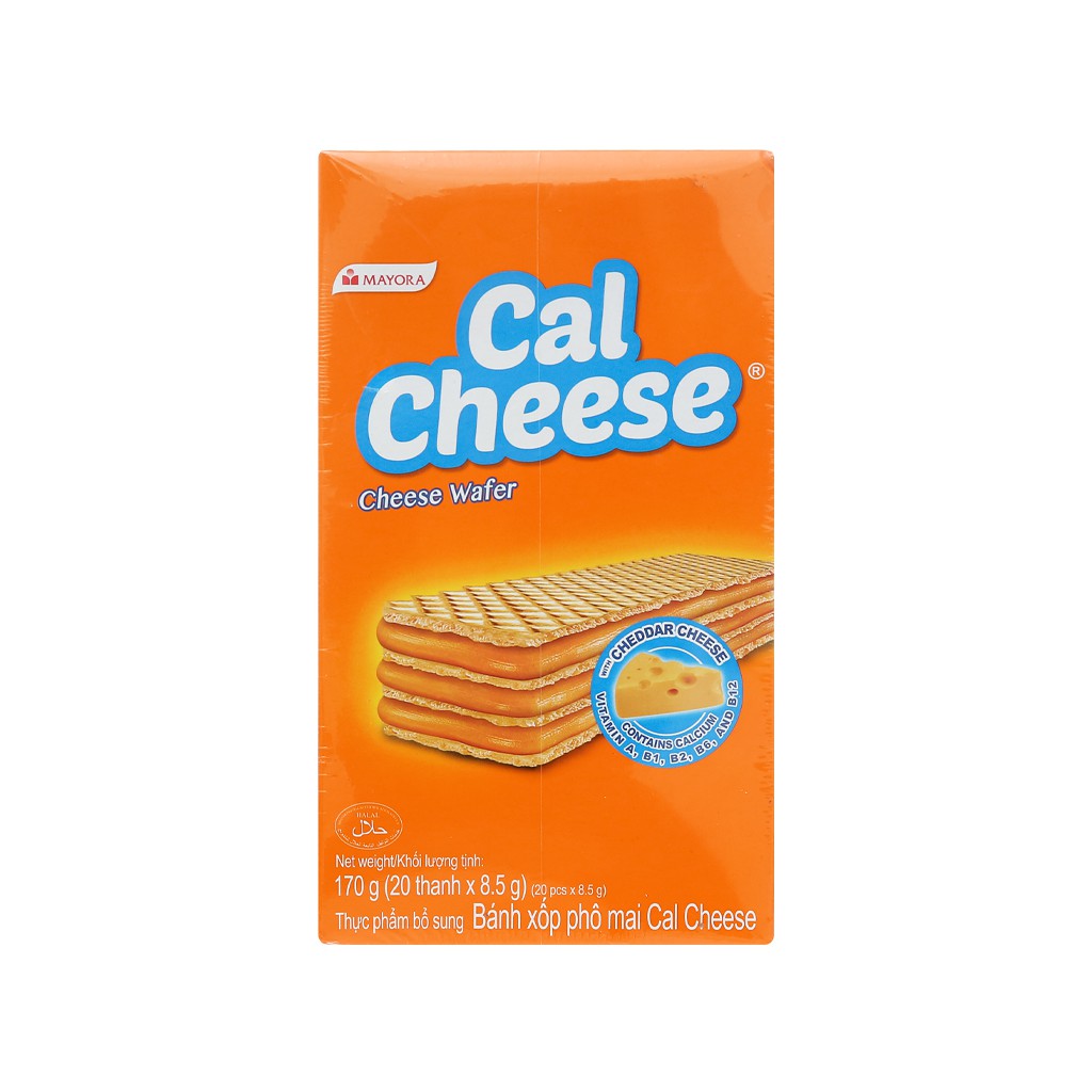 Bánh xốp phô mai Cal Cheese hộp 20 cái x 8.5g