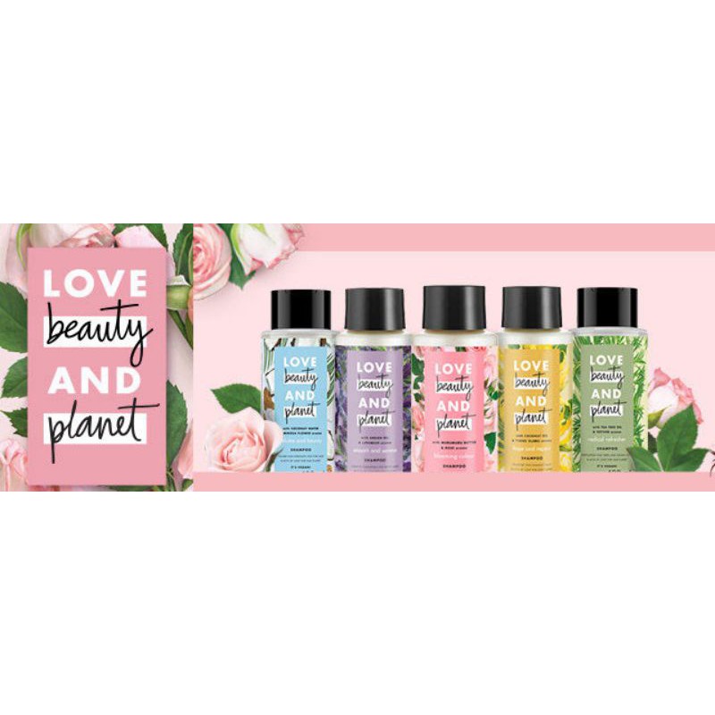 GIÁ SH.OCK DATE MỚI CHÍNH HÃNG DẦU GỘI/XẢ LOVE BEAUTY AND PLANET 400ML NHẬP KHẨU