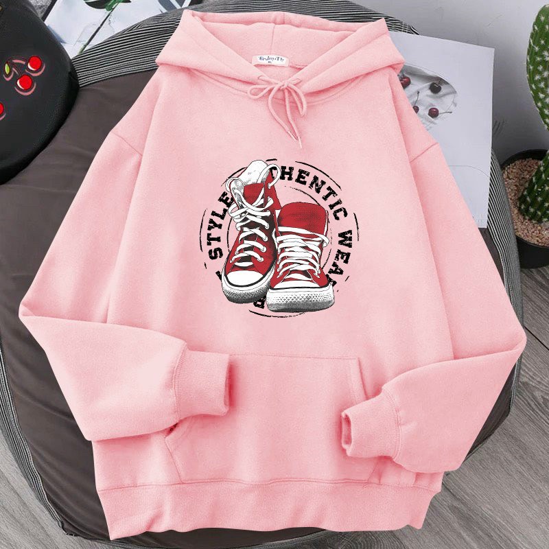 [ HÓT TREND ] ÁO KHOÁC NỈ PHOM NAM NỮ IN ĐÔI GIÀY CỰC CHẤT NHIỀU MÀU BB HOODIE