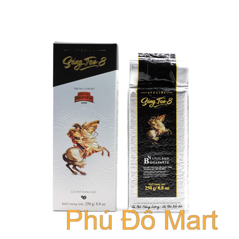 Cà Phê Rang Xay Pha Phin Trung Nguyên Sáng Tạo 8 / Creative 8 ( Hộp 250 gr)