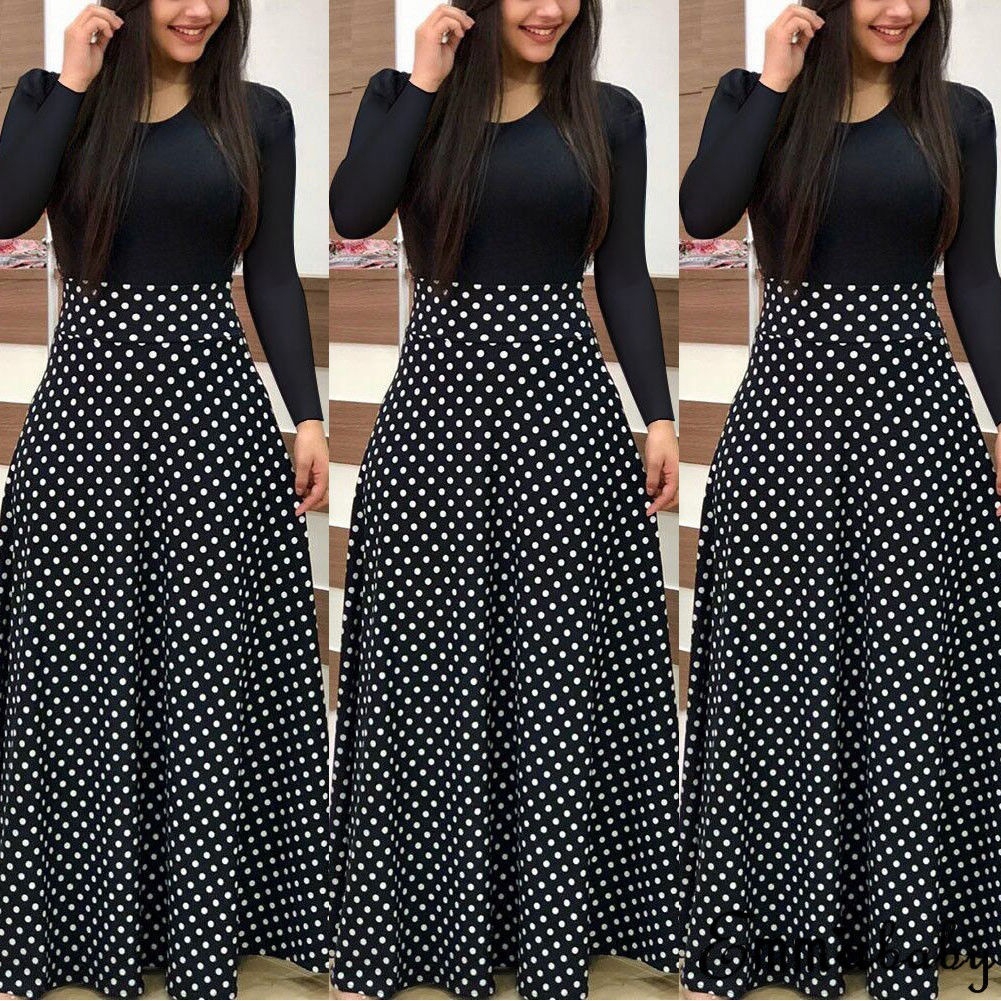 Đầm Maxi thiết kế dài phong cách Boho cổ điển cho nữ