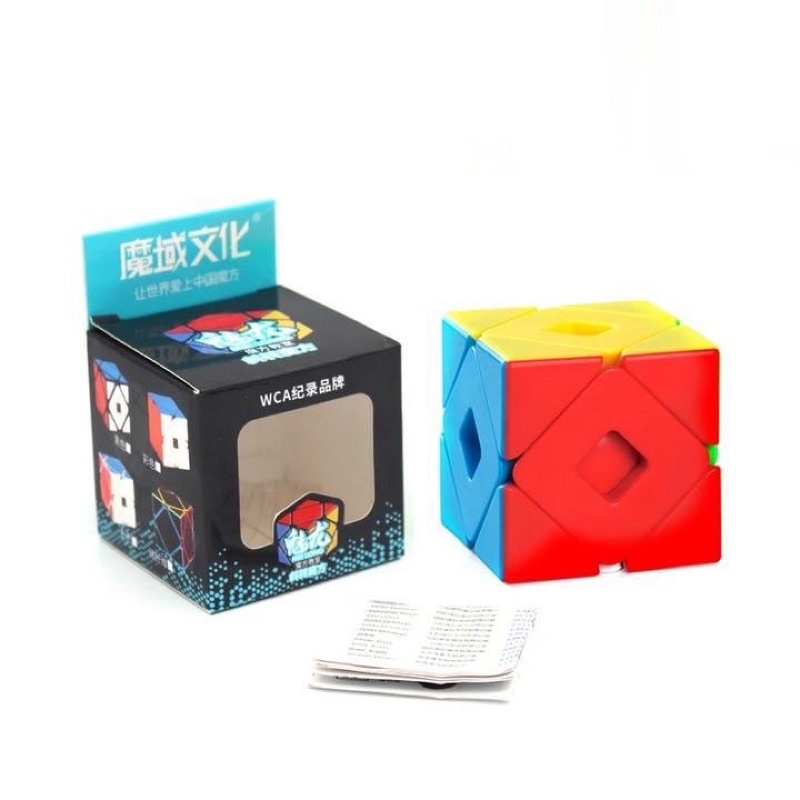 Rubik Biến Thể Moyu MeiLong Double Skewb Stickerless MFJS Rubik Biến Thể Skewb