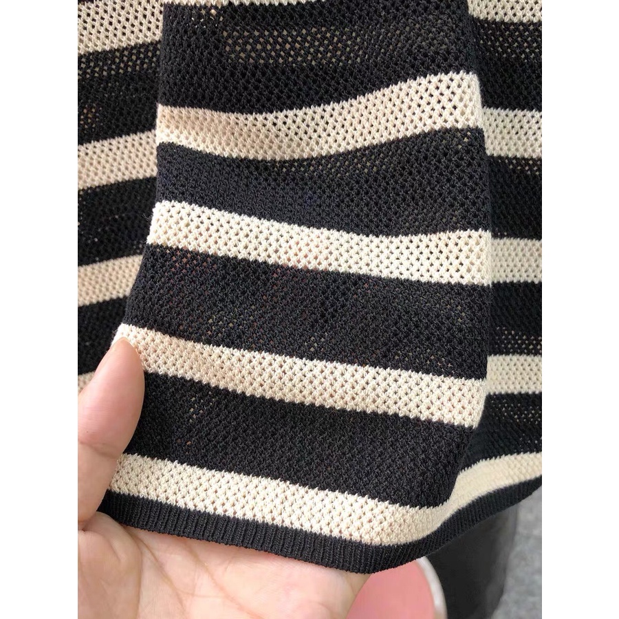 Áo Len Mongtoghi Nữ Siêu Hot A8397 Áo Tanktop Kẻ Sọc Ngang Dệt Kim Mỏng Dáng Rộng Style Hàn Quốc Cực Sang Chảnh Cá Tính