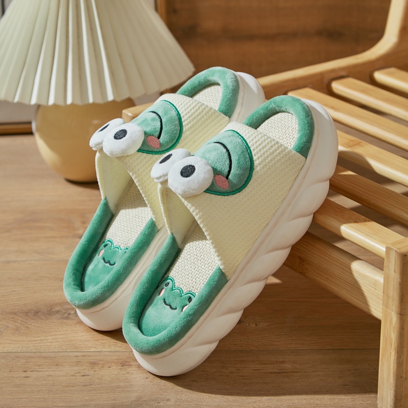 Dép ếch xanh nam nữ thời trang chính hãng , dép đi trong nhà phong cách ulzzang đế cao , êm chân siêu hot freeship