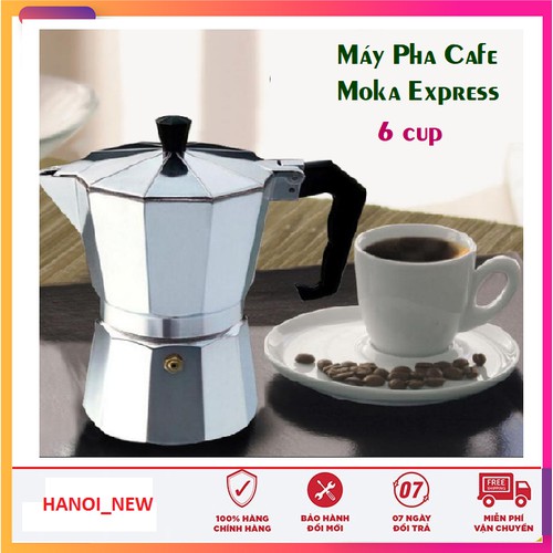 Ấm, Bình Pha Cà Phê Moka Espresso Tại Nhà - Ấm Pha Coffee Kiểu Ý - Tiện Lợi Dễ Sử Dung - Có Video, Ảnh Thật