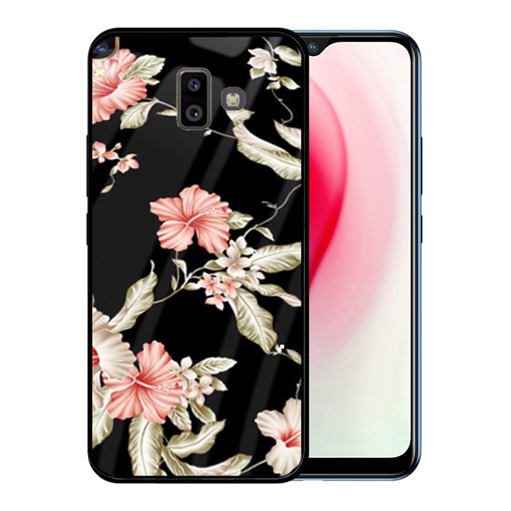 &quot;Ốp lưng Samsung j6+ &quot; Mặt kính 3D sang trọng_Không Nhòe, Không Phai Hình ( Tim shop )