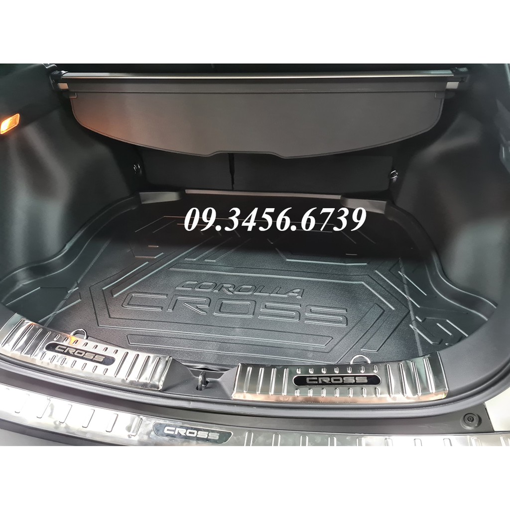 Nẹp cốp, chống trầy cốp xe Toyota Cross 2020 2021 2022 Mẫu Titan cao cấp + tặng kèm keo tăng dính