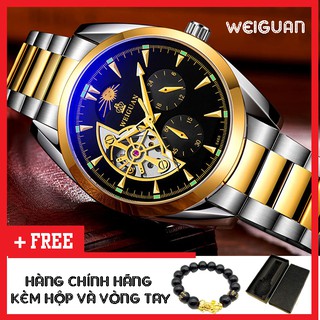 ĐỒNG HỒ NAM AUTOMATIC TỰ ĐỘNG WEIQUAN LỘ MÁY SANG TRỌNG (MÁY CƠ CHÍNH HÃNG)