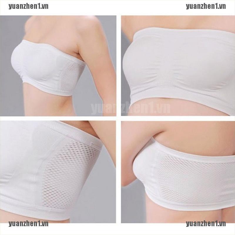 [YUANZHEN1] Áo Lót Ống Không Dây Co Giãn Thoáng Khí Không Đường May Cho Nữ
