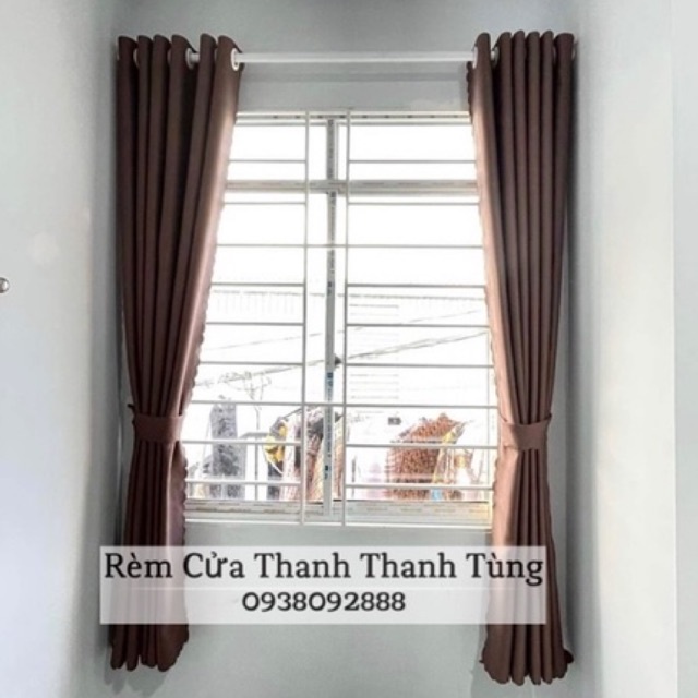 [Giảm 15k đơn 0đ] Rèm cửa chính, cửa sổ chống nắng, cản sáng gấm mịn cao cấp, may theo yêu cầu