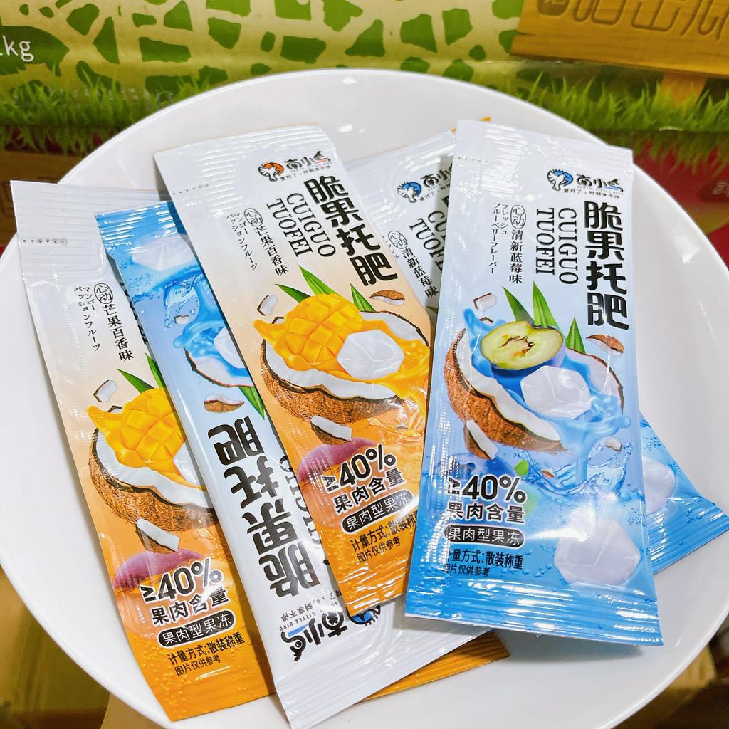 (DATE MỚI 2024) Thạch Hoa Quả Zhen GuoBan gói 120gr nhiều hương vị Dâu, Xoài, Việt Quất, Chanh Dây, Dừa
