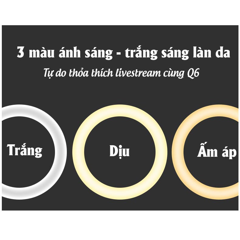 Đèn LED Ring chiếu sáng không dây, phụ kiện chụp hình selfie, quay livestream, tiktok