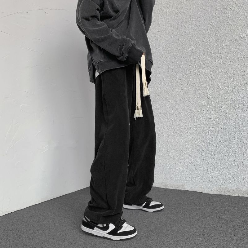 Quần Dài Ống Rộng Phong Cách Hip Hop Đơn Giản Thời Trang Hàn Quốc quần baggy nam quần baggy kaki nam quần âu nam cao cấp quần nữ