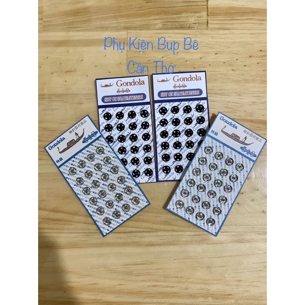 Set 6/12/24 Nút bấm mini cho bup bê