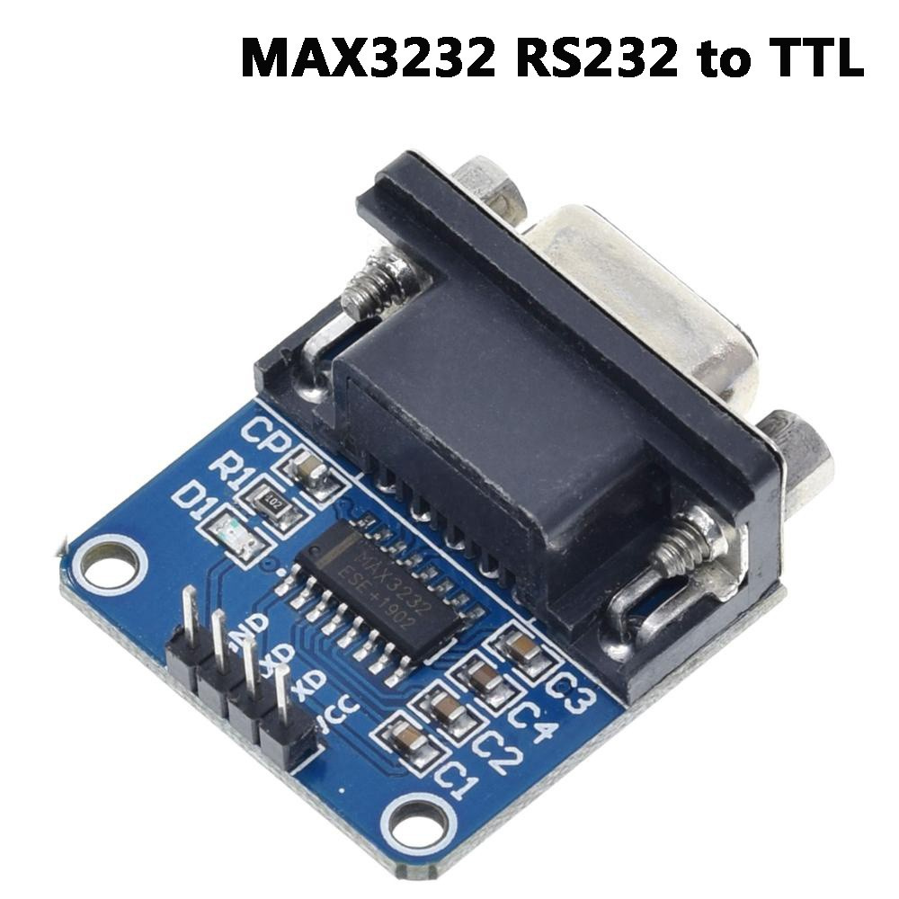 AUGUSTINE NXP Serial port Module STC RS232 To TTL Modules Connector STM32 Board TX RX VCC GND Chip NEC MAX3232/Multicolor