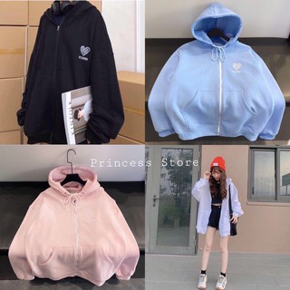 Áo khoác hoodie trái tim heart