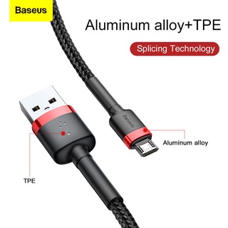 Cáp dù sạc nhanh - Baseus cafule Cable USB For Micro dài 0.5m 1m 2m 3m cho android