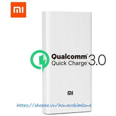 [Chính Hãng] - Pin sạc dự phòng Xiaomi Gen 2C 20.000mAh sạc nhanh QC3.0