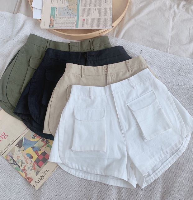 Short kaki vạt bầu SALE SẬP SÀN (ảnh thật 2 hình cuối) | BigBuy360 - bigbuy360.vn